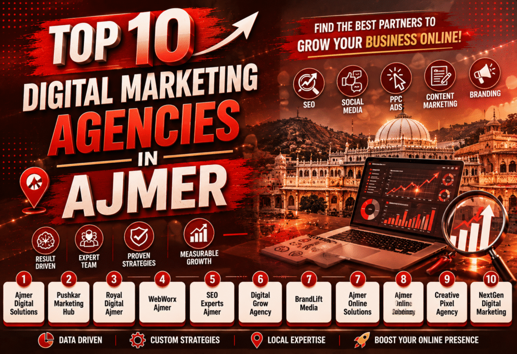 Digital Marketing Agencies in Ajmer in 2026 |