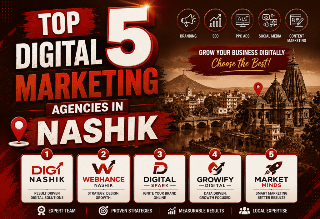 TOP -5 digital Marketing agencies in Nashik